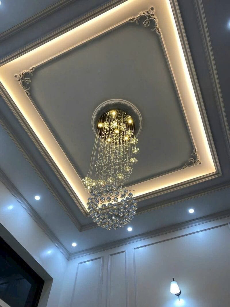 Đèn Thả Thông Tầng Hạt Pha Lê LED - Tiết Kiệm Điện, Ánh Sáng Lấp Lánh Cho Ngôi Nhà ,Biệt Thự Mã TT-06