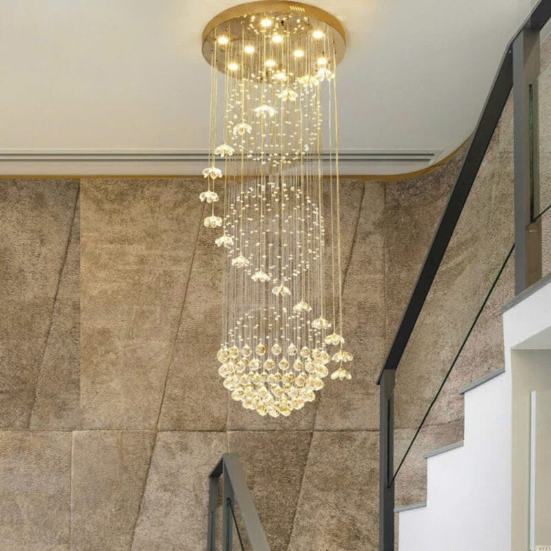Đèn Thả Thông Tầng Hạt Pha Lê LED - Tiết Kiệm Điện, Ánh Sáng Lấp Lánh Cho Ngôi Nhà ,Biệt Thự Mã TT-06